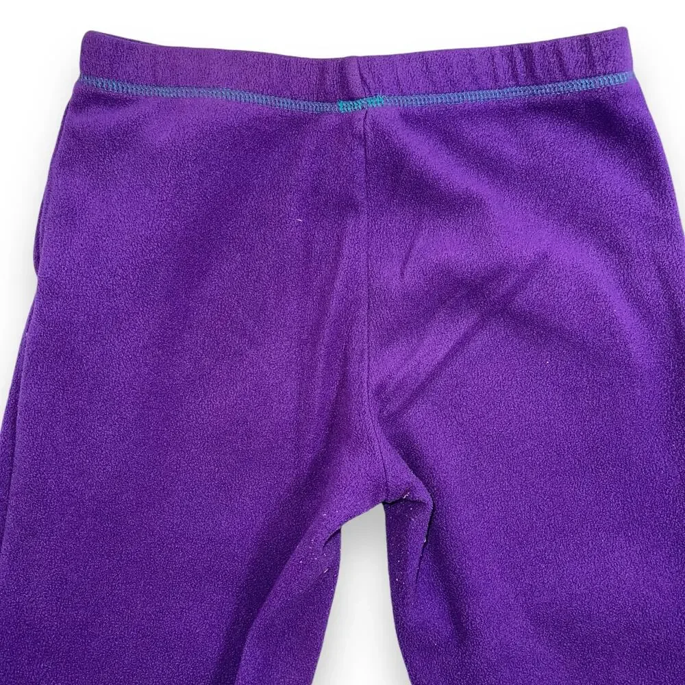 Danskin Now Girls Fleece Pants Casual Pajama Loungewear Purple Medium 7 8